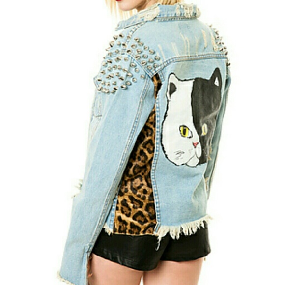 UNIF Jackets & Blazers - 🐱Unif Denim Cat Jacket🐱